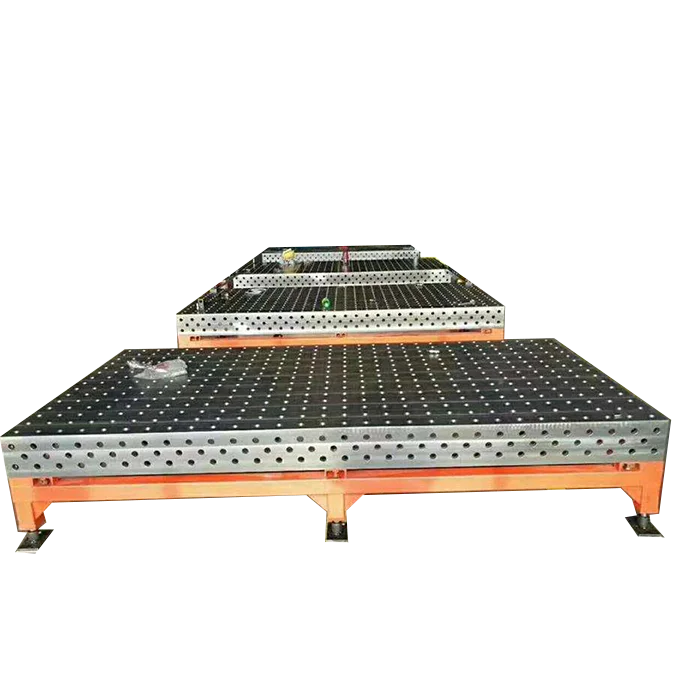 China 3D welding table with clamping devices multi functional welding workbench with welding fixtures that can be customized
