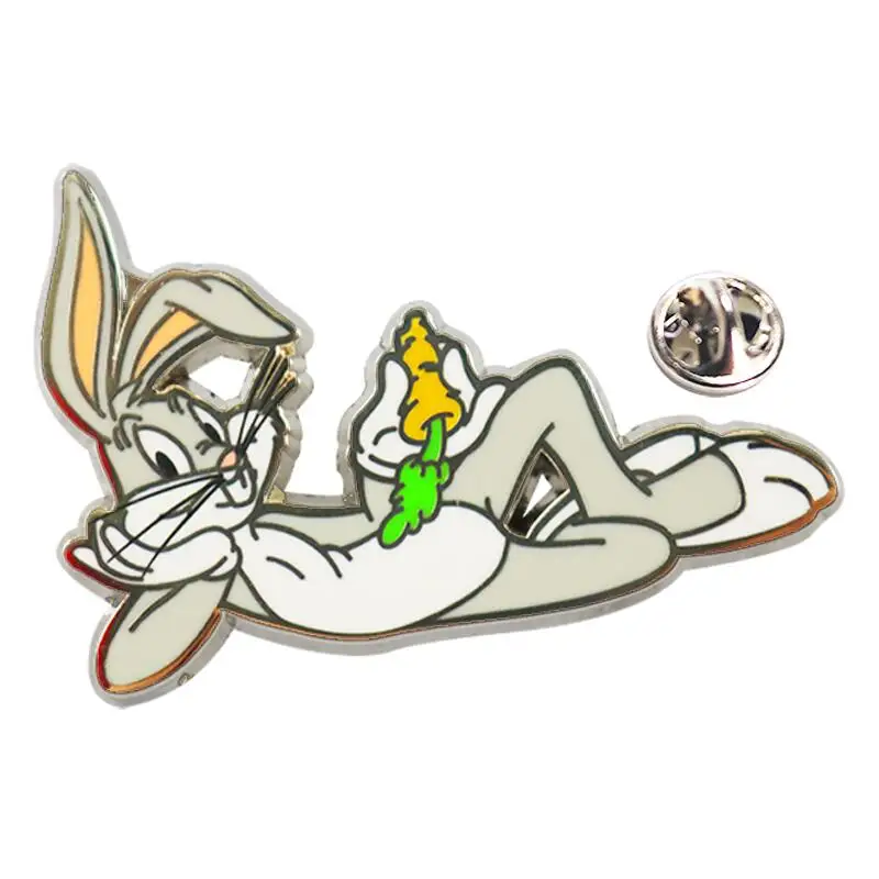 Top selling silver plated lovely hard enamel pin