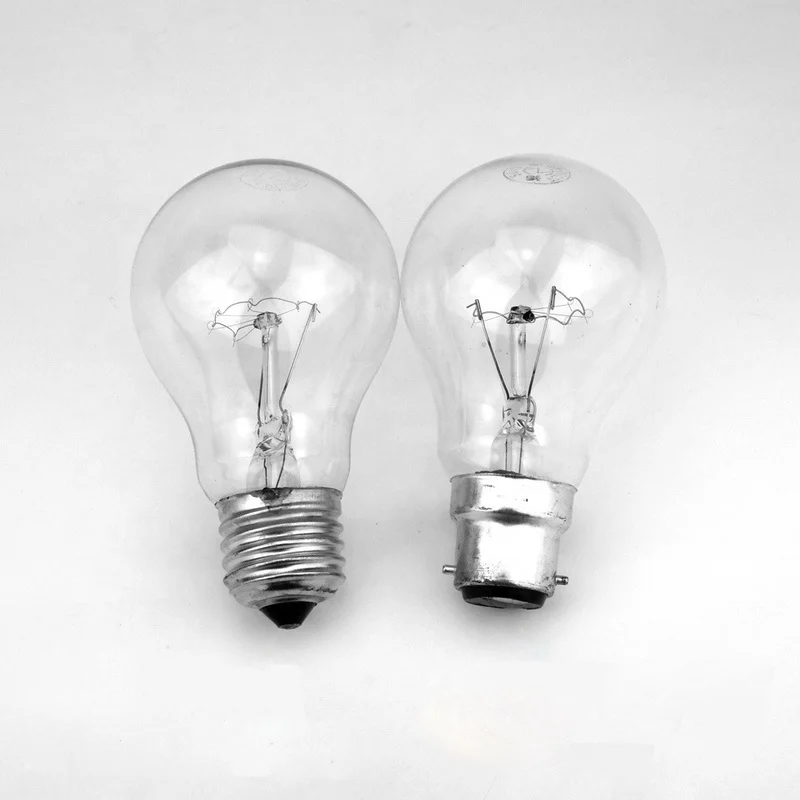 Горячая Распродажа стеклянная лампа накаливания E27 110 в 120 240 В 5 Вт 10 15 60