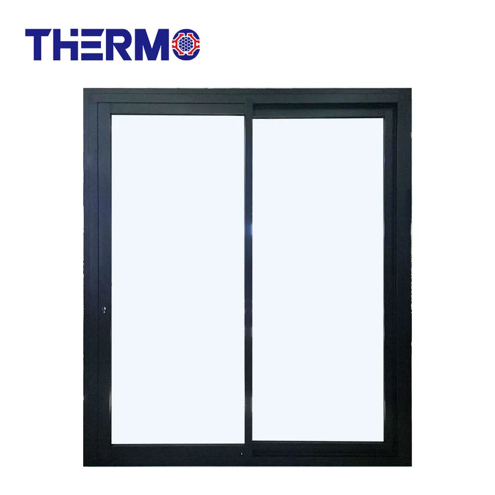 NFRC NAFS Modern Design Customized  Aluminum Thermal Break Double Glazing Glass Big View Sliding Door For Villa