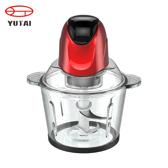 500W 2.0L glass bowl multifunctional electrical food chopper
