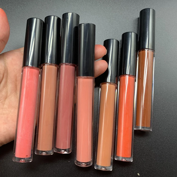 Лидер продаж, индивидуальная Органическая водостойкая жидкая матовая губная помада с органическими веганскими цветами