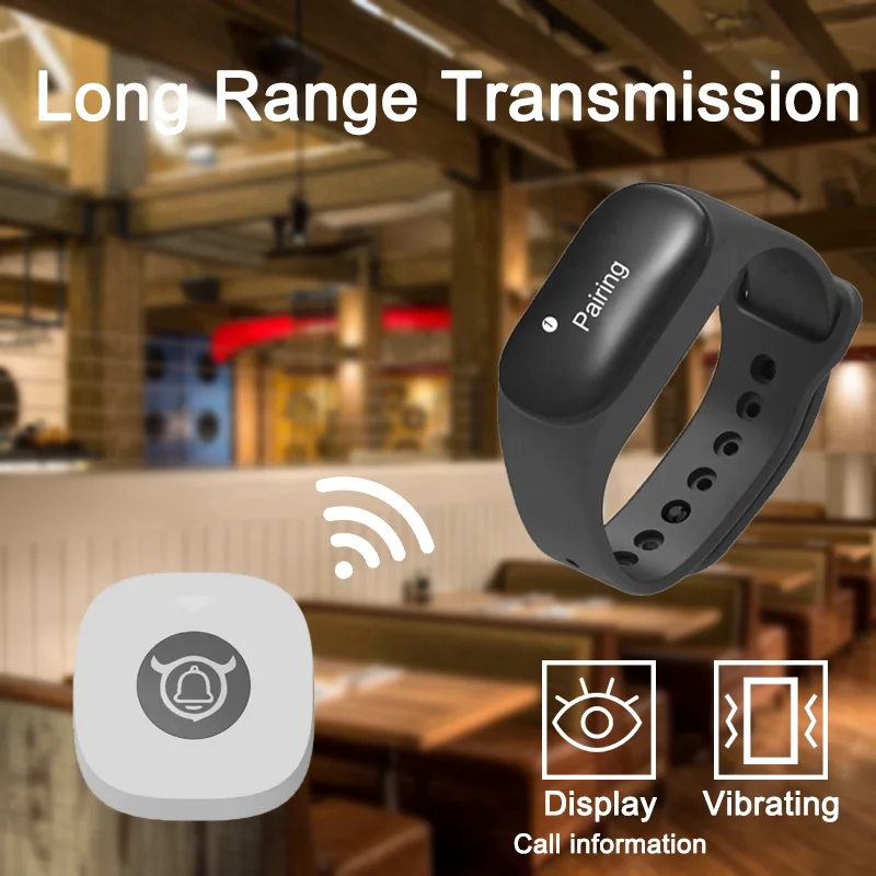 JIANTAO Restaurant Pager 2 Watch+10/15/20 Call Buttons Wireless Waiter Calling System Watch Receiver For Cafe Bar Hospital