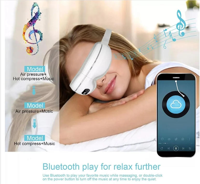 Power Bank Elastic Massage Tool white Masks Machine Electrode Healthy Care Device Eye Massager