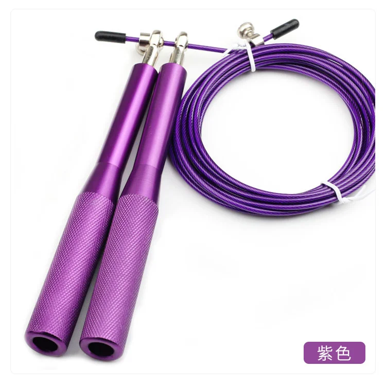 Hot Selling Fitness Sports Training Adjustable Custom Logo Aluminum  Weighted adjustable skipping rope