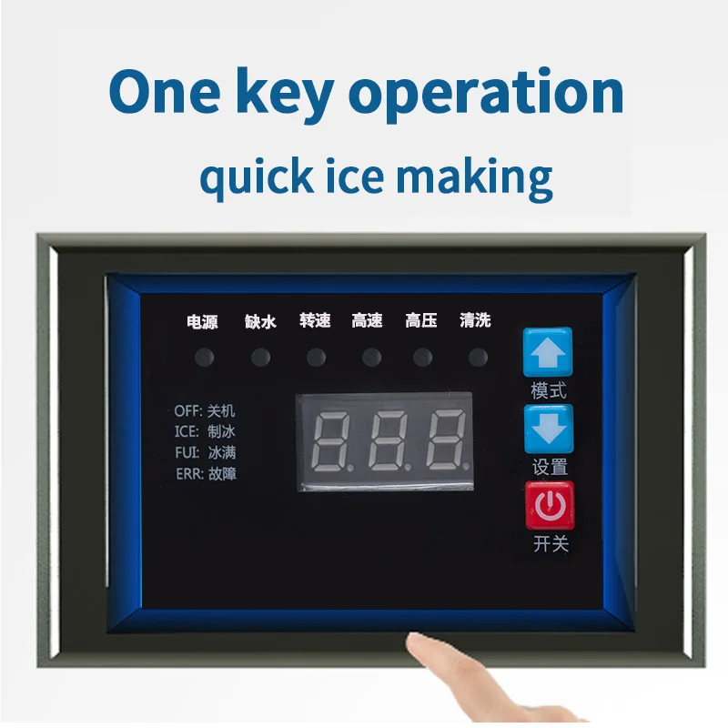 
small ice maker machine block countertop nugget ice maker 30kg/24h ice cube machine industrial for home 