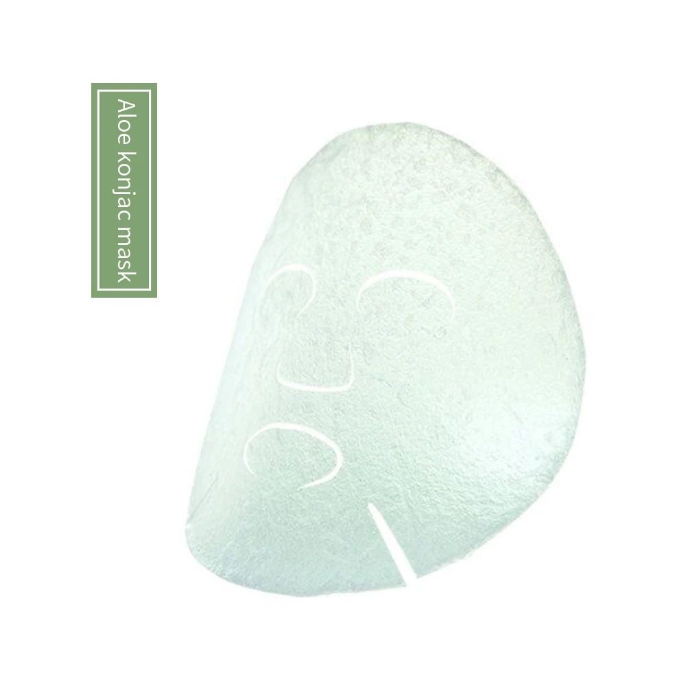 Bebevisa moisturizing silk fibroin face mask peppermint organic beauty cosmetic cleansing tools sustainable konjac face mask