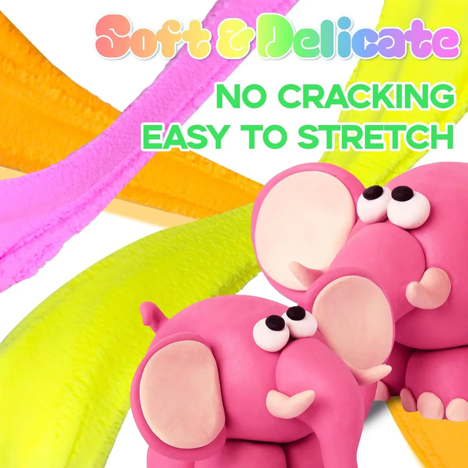 Оптовая Продажа с фабрики Экологически чистая мягкая глина 500 г многоцветный Пластилин для детей пластилин пластилина Набор изготовления слайма «DIY»