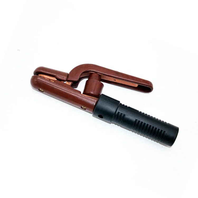 Welding electrode holder China supplier 300/500A Insulated Fiber Glass handle with high efficiency