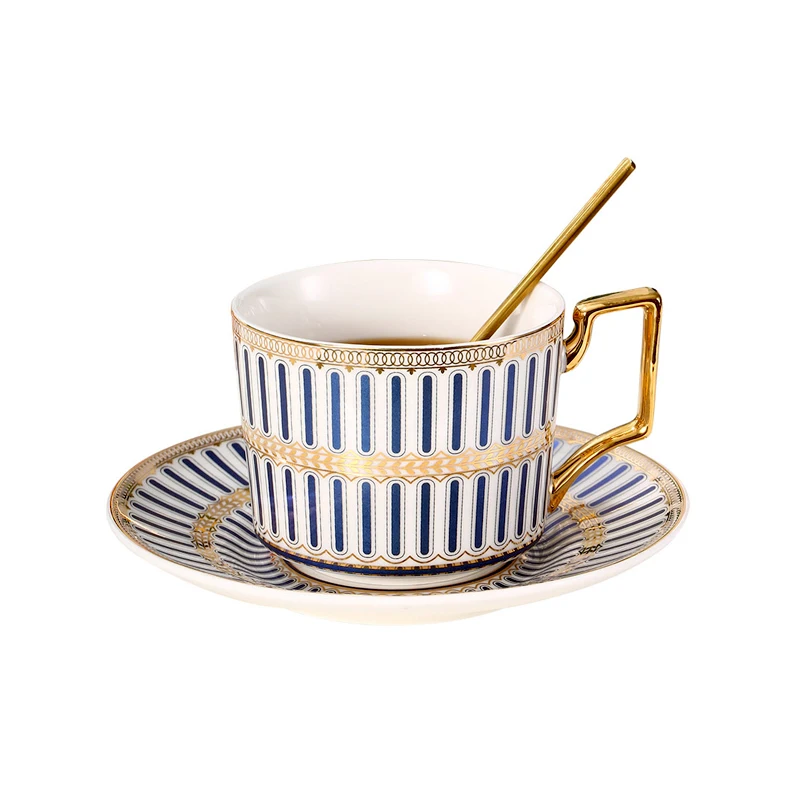European-style Phnom Penh bone china English afternoon tea ceramic cup and saucer set coffee cup set gift box