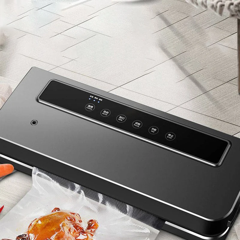 Ready To Ship Factory Kitchen Automatic Plastic Vacuum Bag Food Vacuum Food Sealers Machine