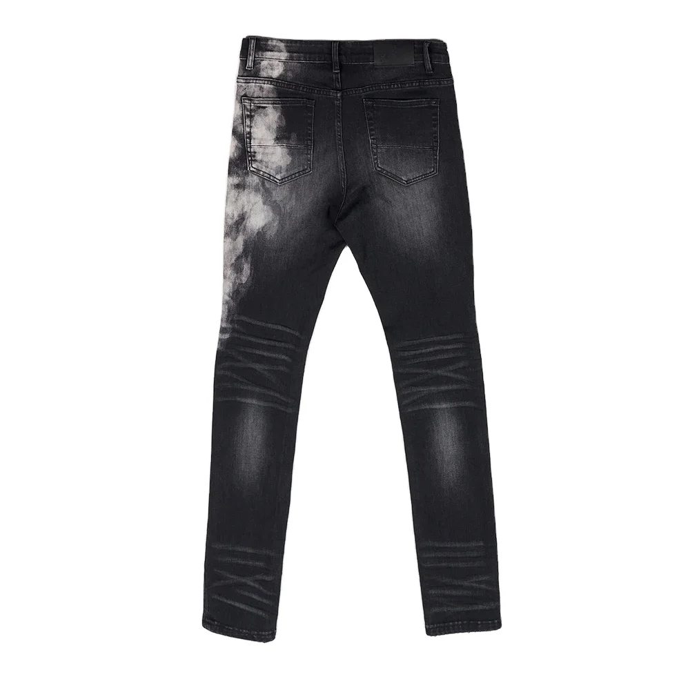 new fashion jeans pants wholesale custom logo Slim Fit distressed jeans men skinny denim jeans men denim
