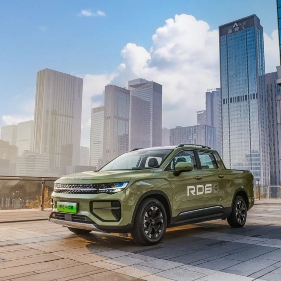 Geely Radar RD6 2023 New Energy EV Car 550KM Electric Pickup Truck Charge Discharge For Excursion