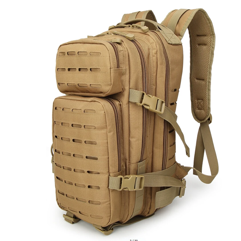 Tactical molle laser-cut multifunctional  outdoor hunting hiking daily life tactical backpack