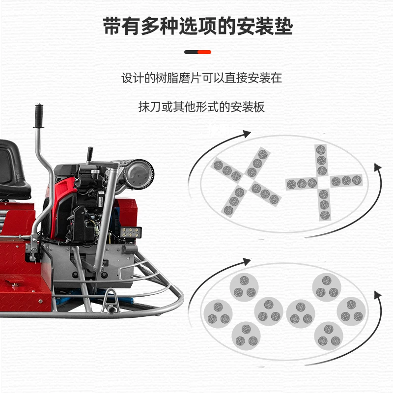 Hot Sale Double Plates Concrete Float Trowel Finishing Ride On Power Trowel Machine