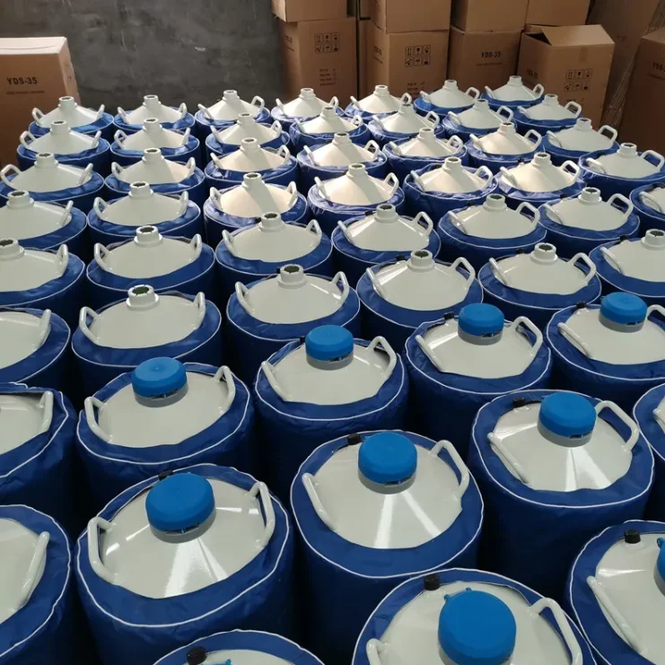 Liquid nitrogen tank 50L chinese supplier hot selling  liquid nitrogen dewar price with ISO certificate