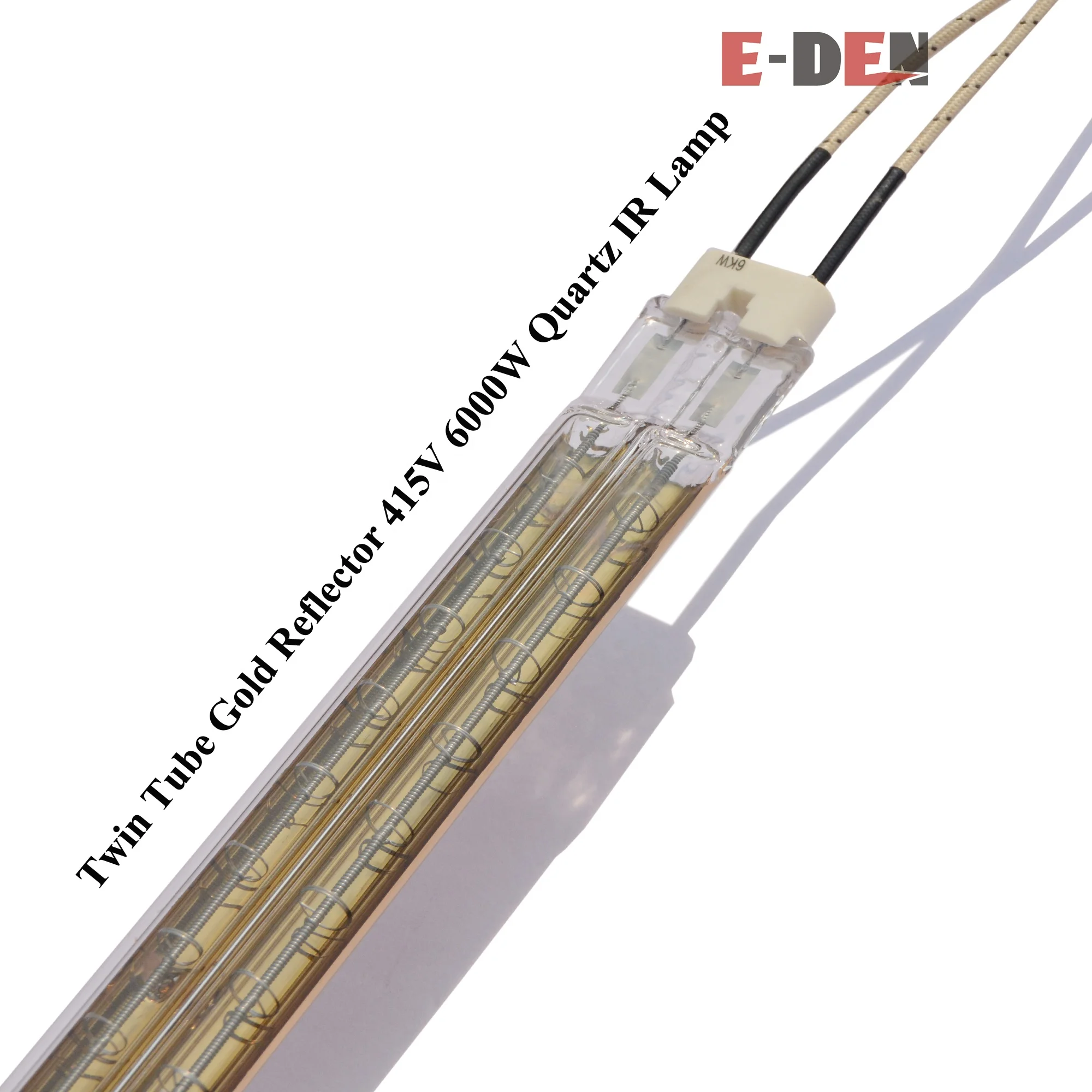 Fast Response Medium Wave 480V 6000W 1120mm Quartz Infrared Heater Tube Lamp Replacement Roland Printing Parts