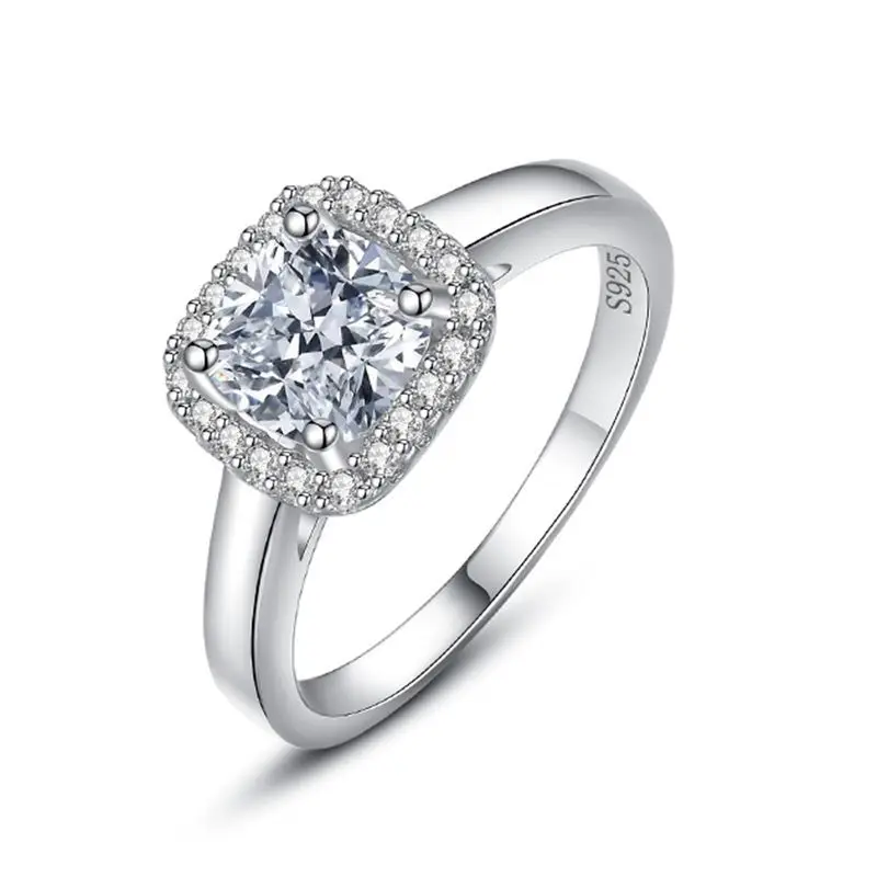Free Size Diamond Jewelry 18k Gold Solid 925 Real Sterling Silver Spinning Ring