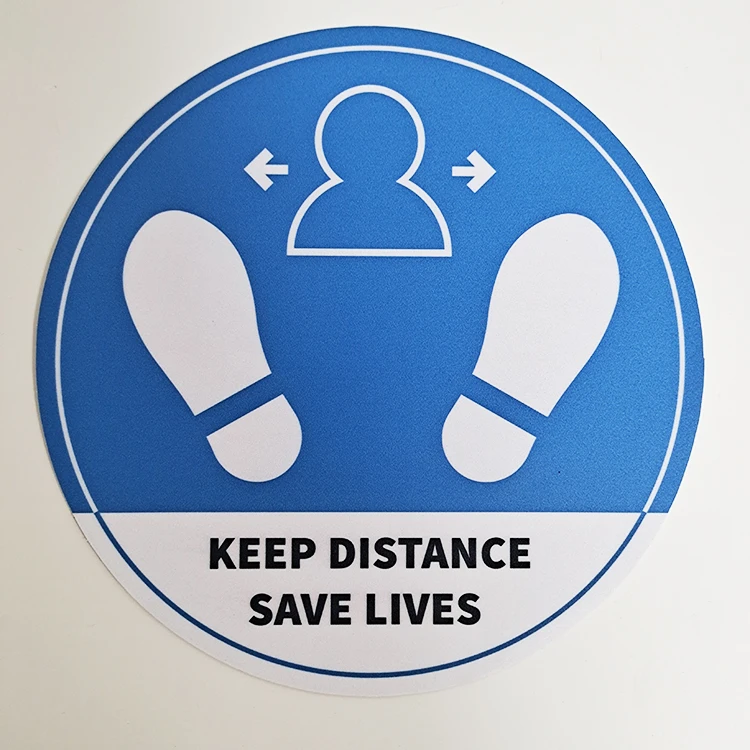  Social Distancing Floor Decals Stickers 10 Pack Safety Sign 11