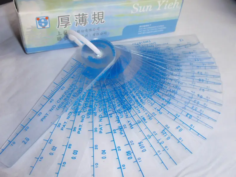 BEST plastic Feeler gauge plastic feeler gage