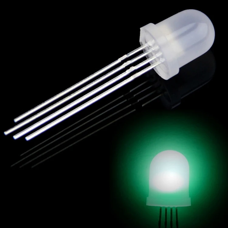 RoHS Certified warranty 5 years WS2812/SK6812 white diffused Addressable LED RGB 8mm round Point Control LED diode