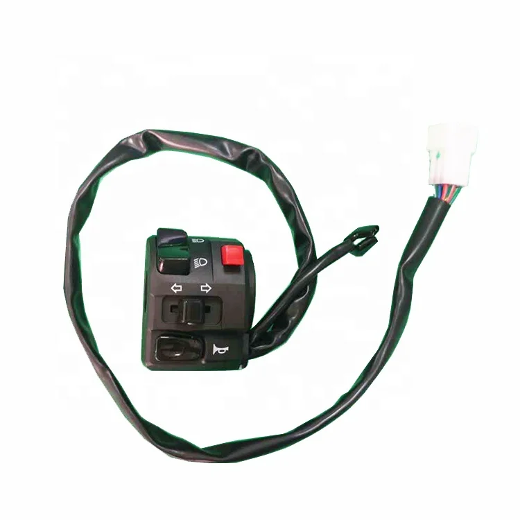 OEM Design 22cm Motorbike ATV Handlebar Left Side Electrical Control Switch Hazard Warning Switch For Benelli BJ300/600