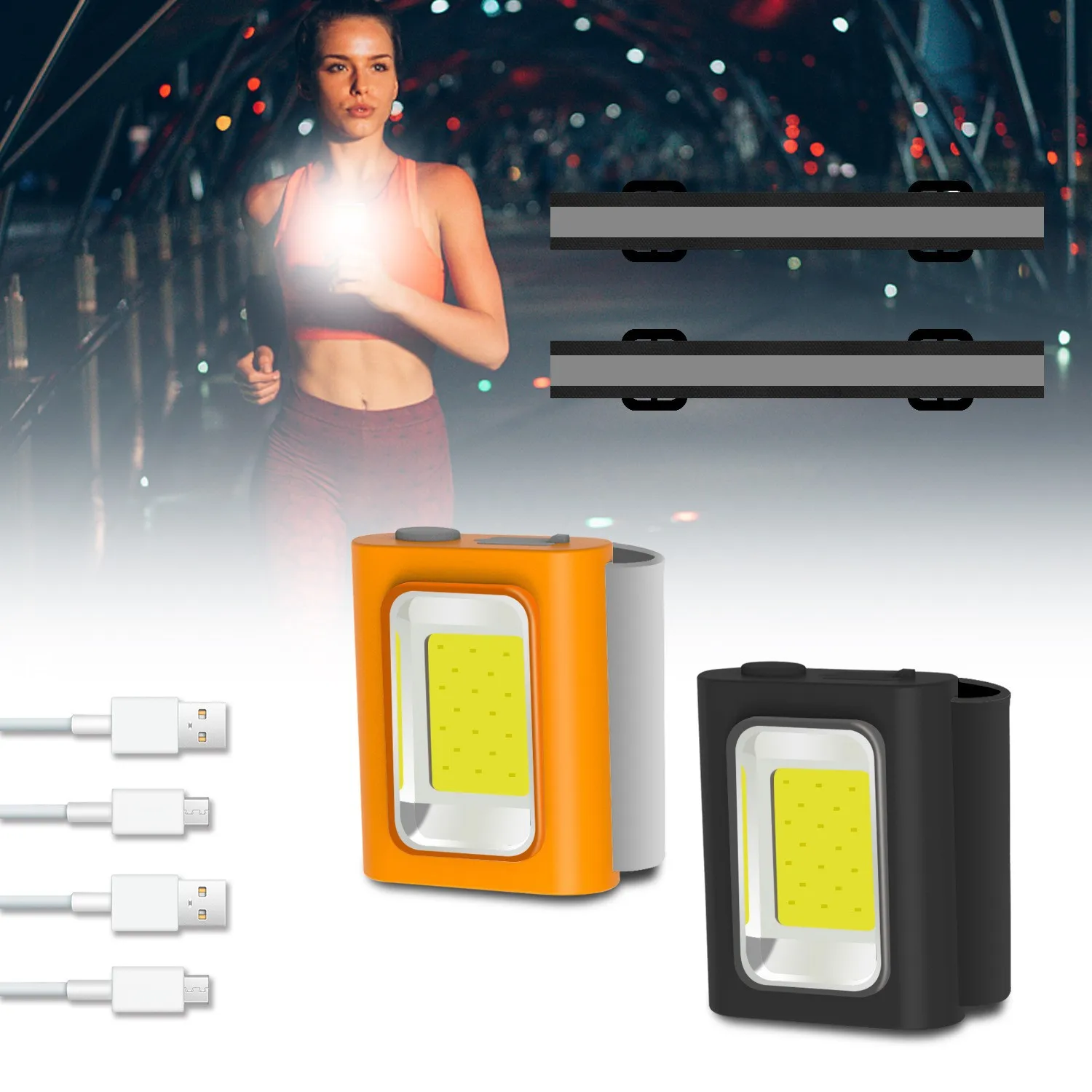 Новый продукт Boyid USB заряжаемый СВЕТОДИОДНЫЙ Мигающий Магнитный фонарь на клипсе для бега прогулок велоспорта пешего туризма