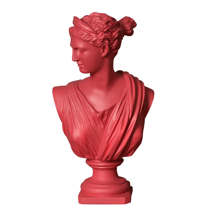 Colorful Resin Crafts statue Western Greek Goddess venus Figure Sculpture