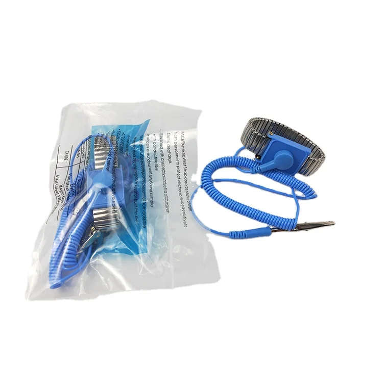 Reusable Anti-Static Electrostatic Discharge Metal Bracelet 2.4M Ground Wire ESD Wrist Strap