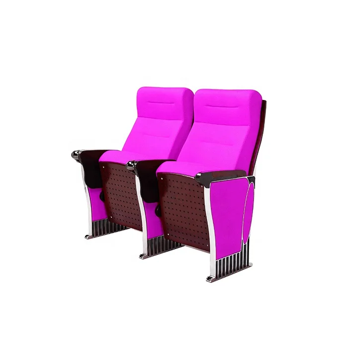 China Supplier Hot Popular Cinema leather Lecture Hall Fabric Auditorium Church Chairs with writing pad theater seat YA-L209A