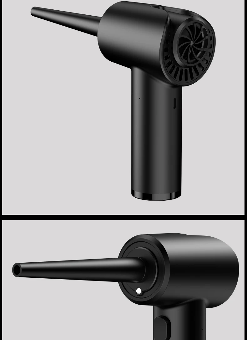 Portable Handheld Electric Blower Duster with Usb Rechargeable Cordless Air Duster Computer And Car Cleaning  For Pc