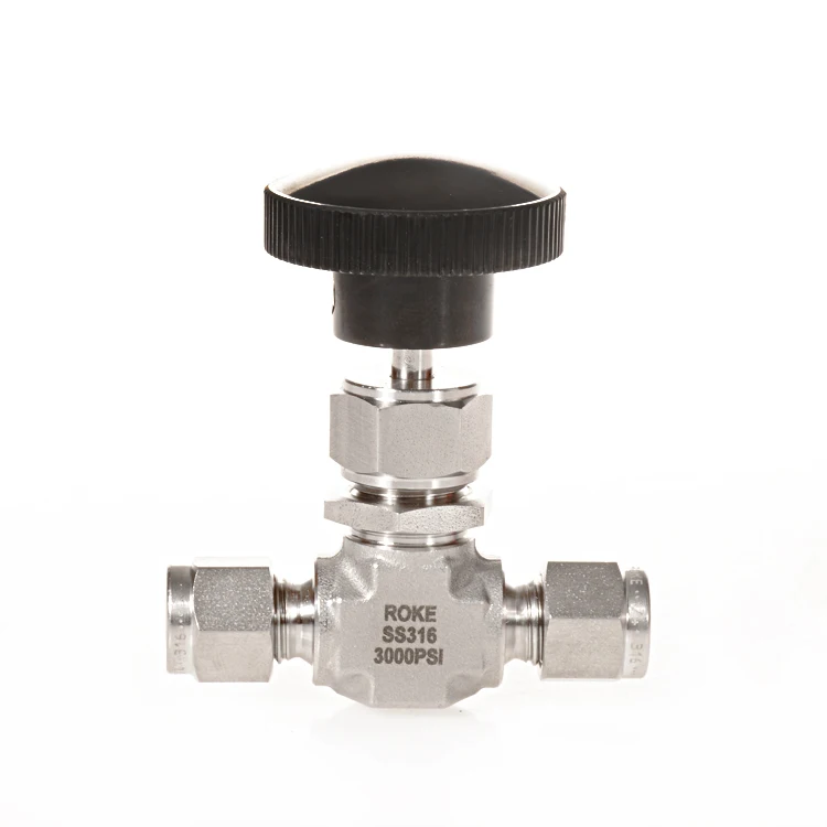 Swagelok Needle Valve Stainless steel 1/4 3/8 1/2 inch Flow Control Instrumentation Ferrule Compression Ends Needle Valve