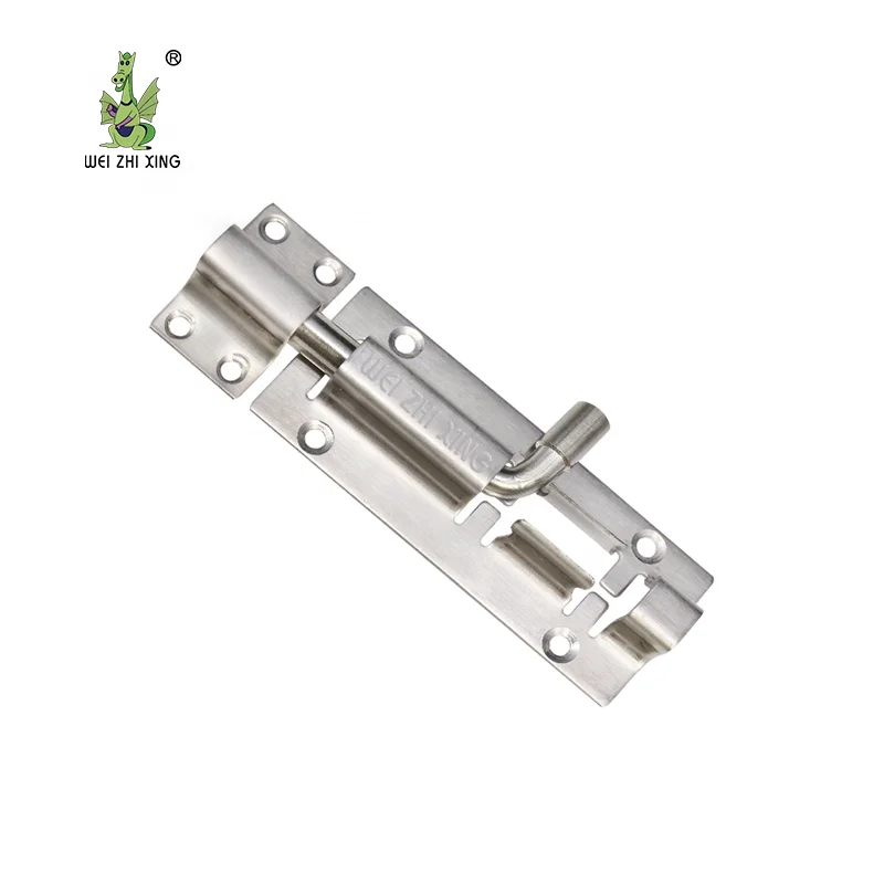 Stainless steel security spring  tower bolt lock  sliding drop latch