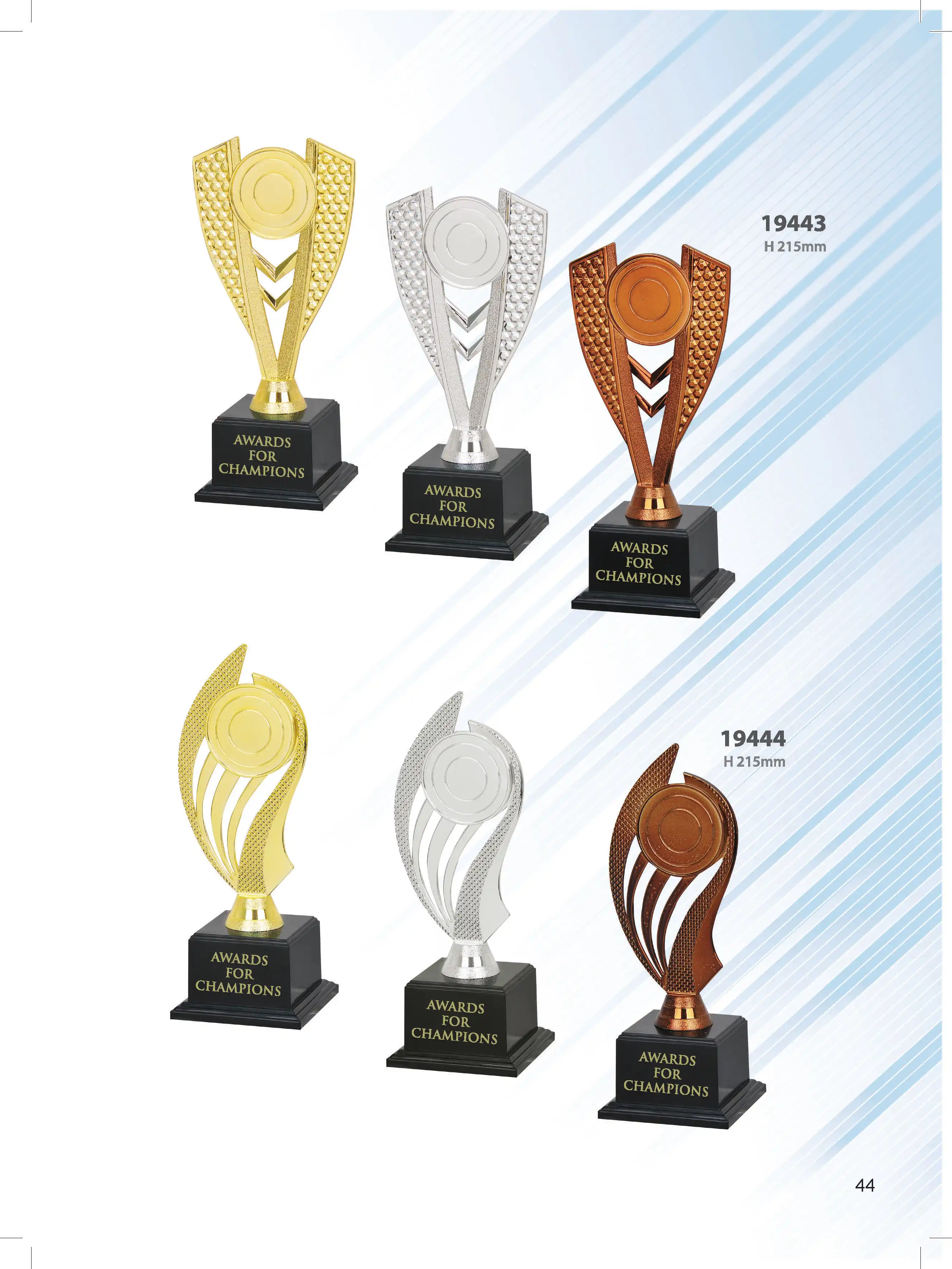 Unique New Plastic  sport Trophy Award