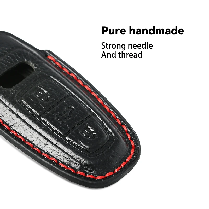 New Design Fashion Soft Genuine Leather Car Key Protection Case