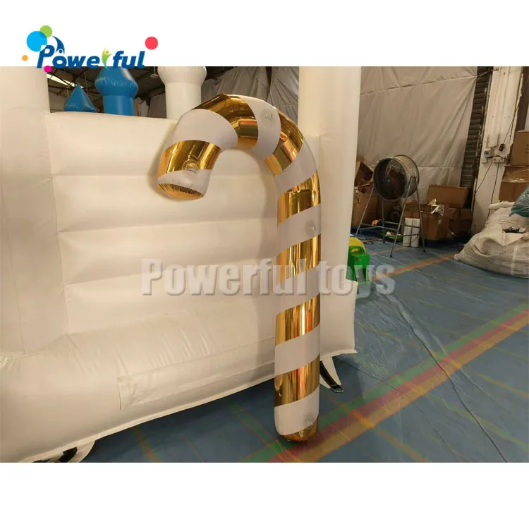 Christmas Inflatable Led Candy Model Xmas Advertising Inflatable Candy Cane For Party Event Decoration