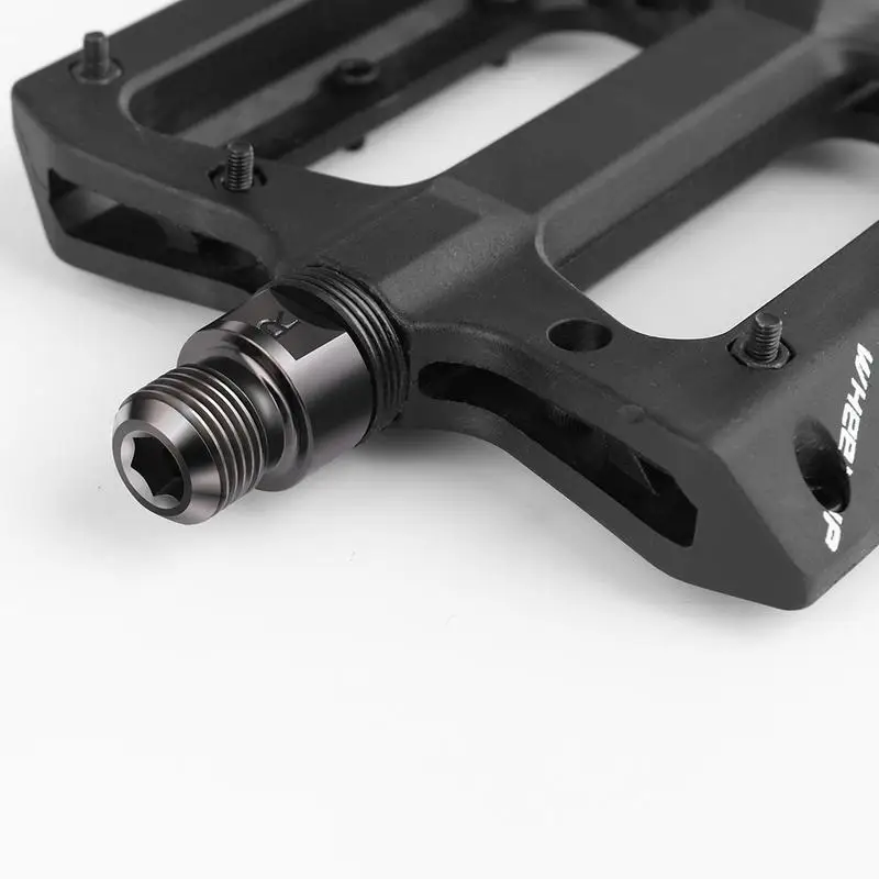 
WHEEL UP MTB Mountain Bike Pedal High Quality Nylon Fiber Closed 2 Bearing Non-slip Bicycle Pedals Fixed Gear Bike Pedal 