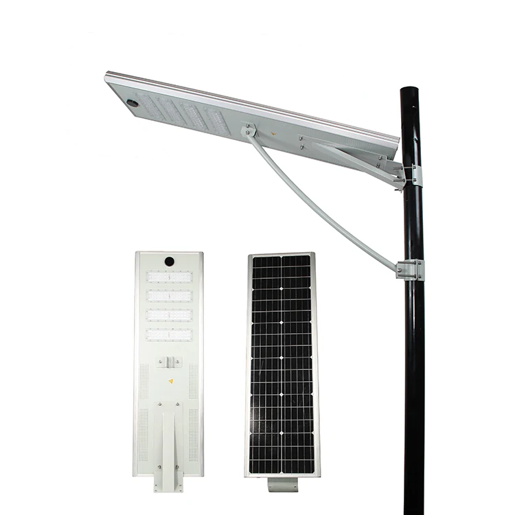 
solar lamp microwave all in one solar street light with remote control 60w 90w 100w led solar street light 