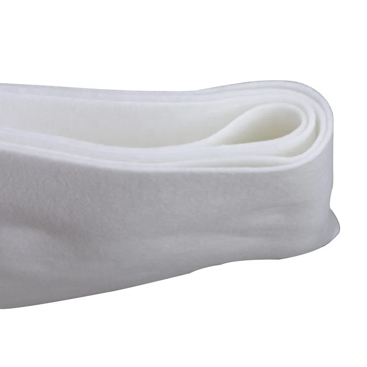 Natural Cotton Material Nonwoven Needle Punched Cotton Flame retardant Felt Fabric Rolls