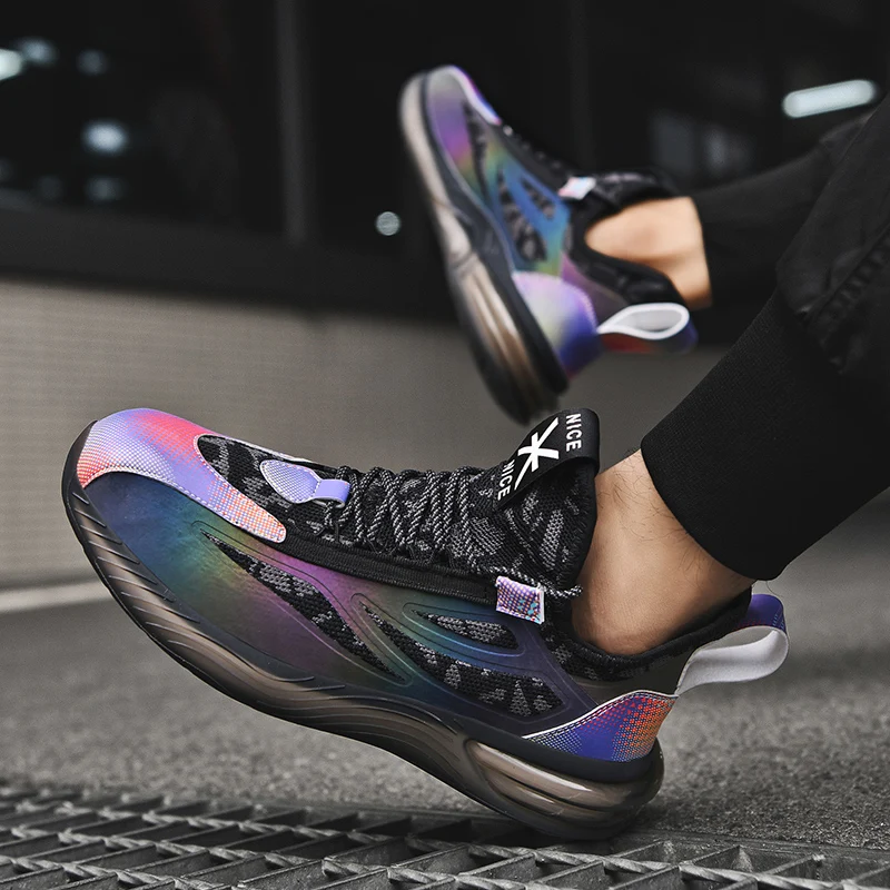 
2021 Custom Wholesale Fashion Shoes Men Sport Casual Running Sneakers Comfortable Lightweight Sole ADIDASI 