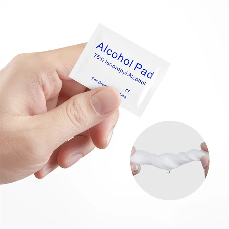 Sterilization disposable alcohol cotton pad household disinfection sterilization cleaning wipes 75% alcohol phone cleaner