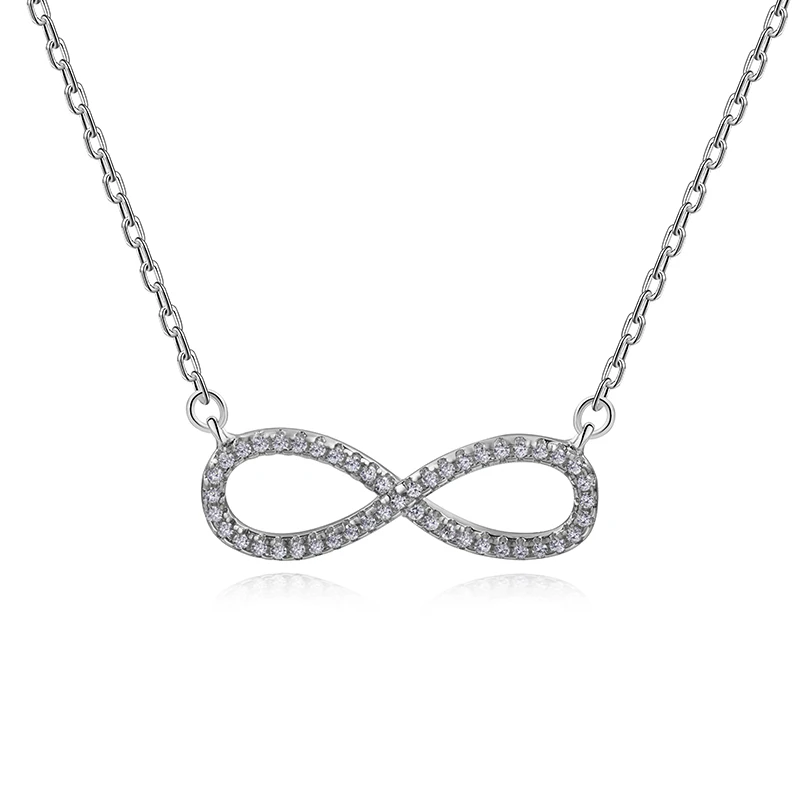 Best selling products 925 sterling silver infinity jewelry fashion necklaces