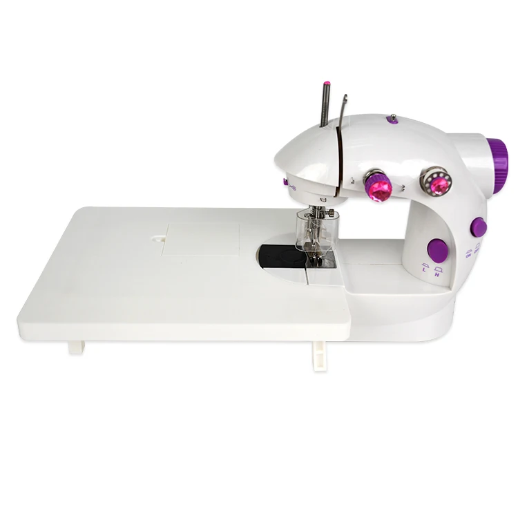 Istudio Бытовая мини ручной швейной машины ручной портативный 2-х скоростная с приставной столик