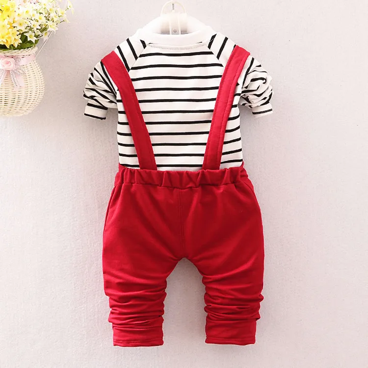 Cute cartoon 2 pieces newborn girls clothing sets for children 1 year old