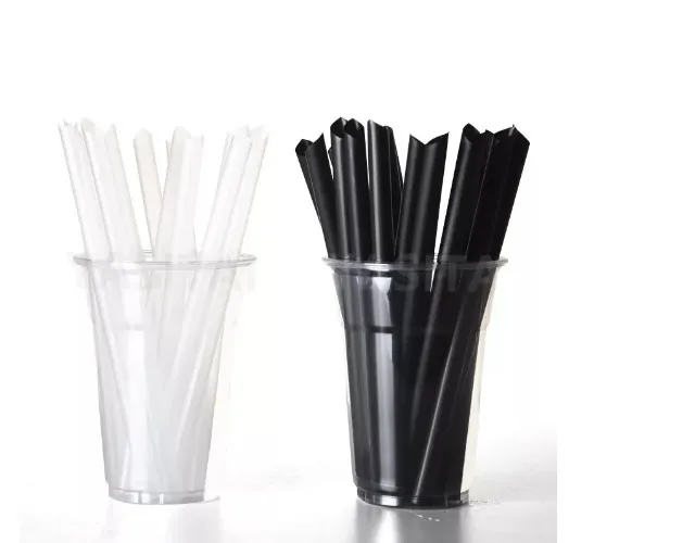 Straw for tapioca pearls plastic straws for milk tea beverage hot drink disposable straw factory direct