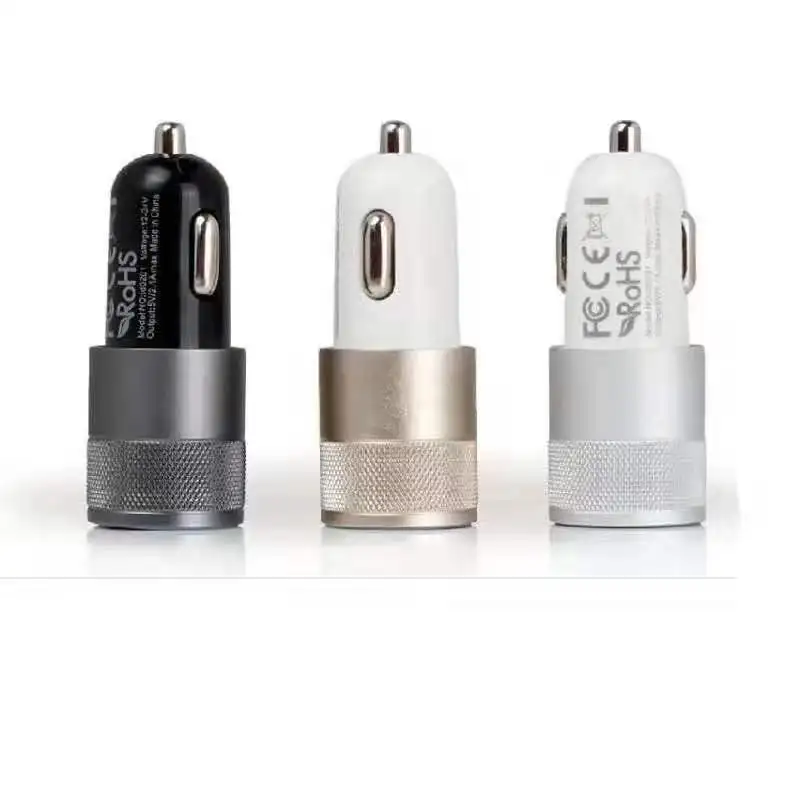 
PENGFAIES 2 USB car phone charger with Type C 18W USB C Car Charger 