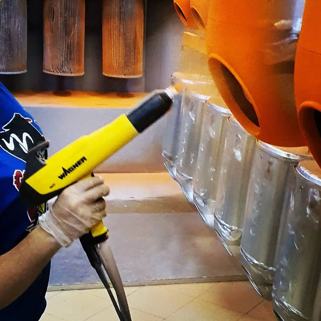 Cheap RAL 2008 Bright red orange color powder coating for ceiling