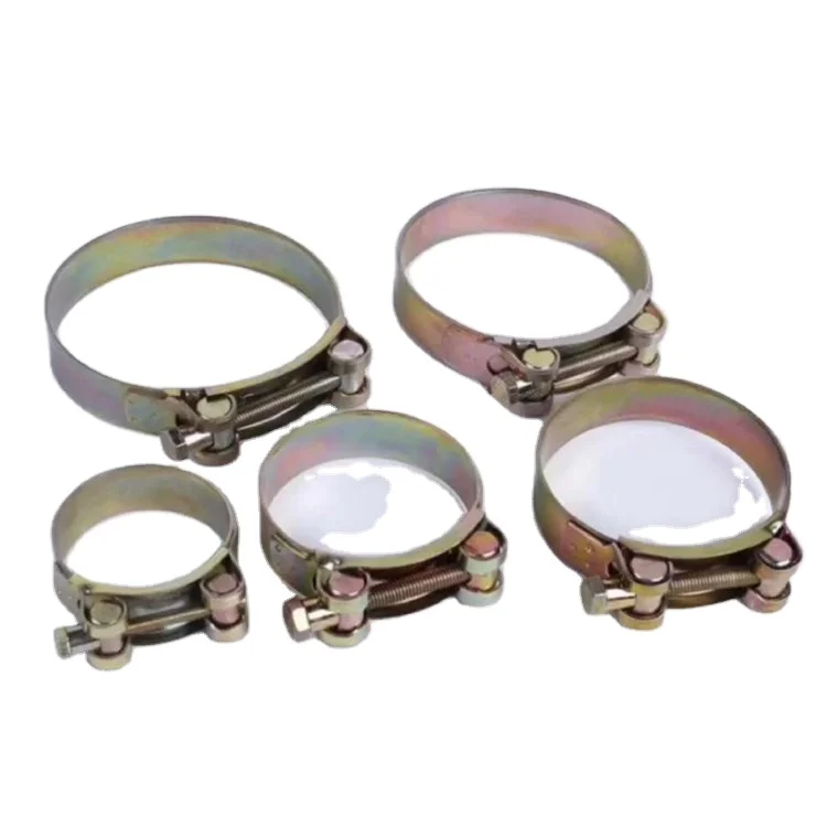 
Germany Type stainless steel bolt hose tube pipe clamp clip throat hoop 