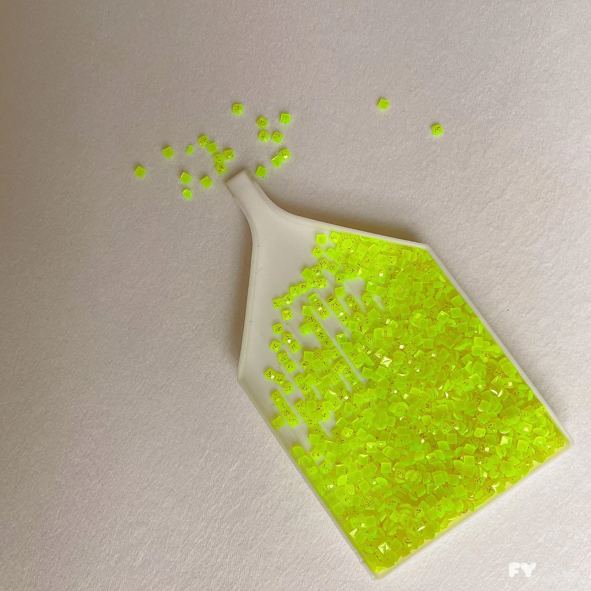 L- 2 DMC 447 Diamond Painting Square Resin Drills AB Crystal Jelly Glitter Metallic Fairy Glow in the Dark Dust Pixie Diamonds