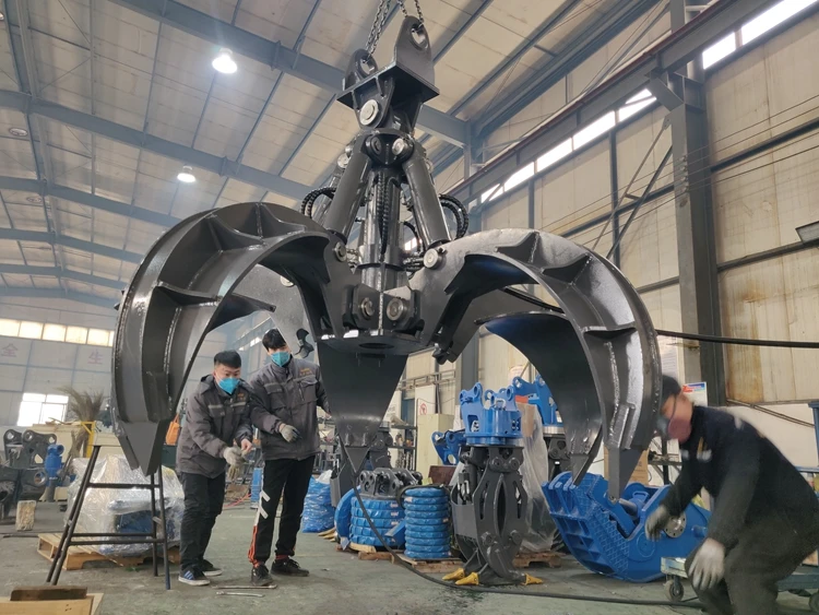 Лучшая цена, высококачественный Гидравлический Грейфер для древесины, экскаватор, Грейфер Для апельсиновой корки